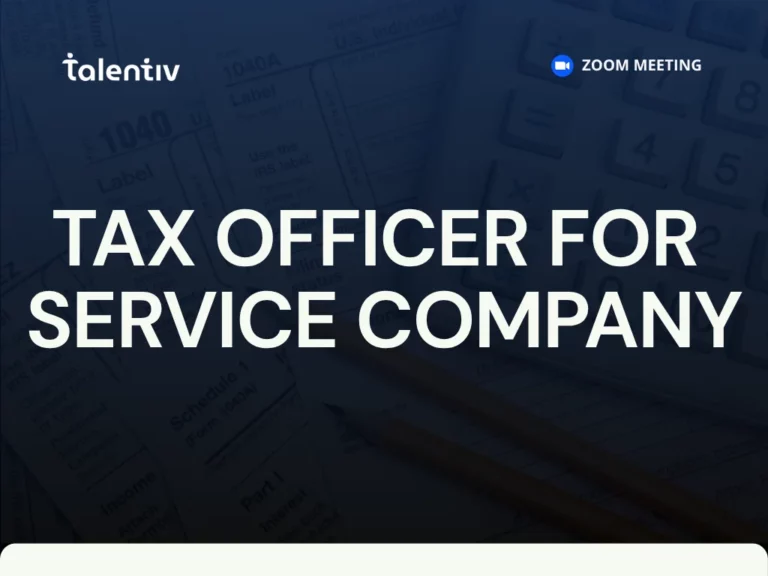 Tax Officer Professional Training