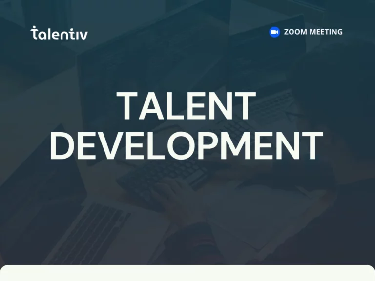 Talent Development Professional Training